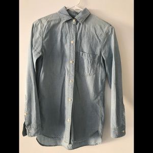 Madewell Chambray/jean shirt